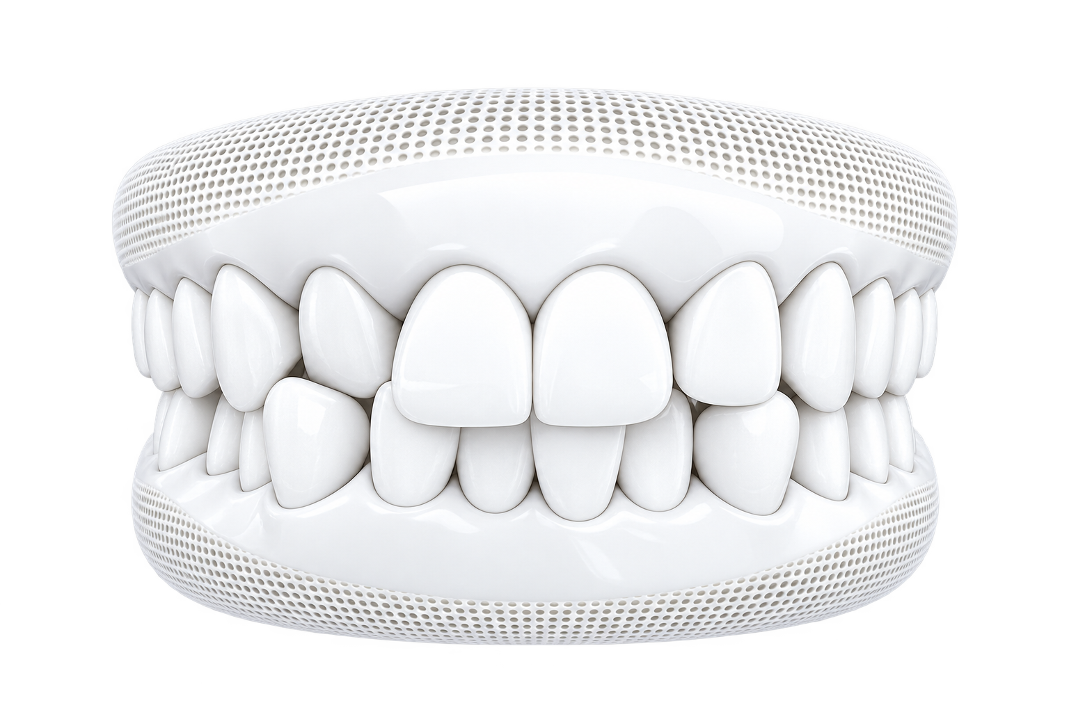 Clear aligner teeth model