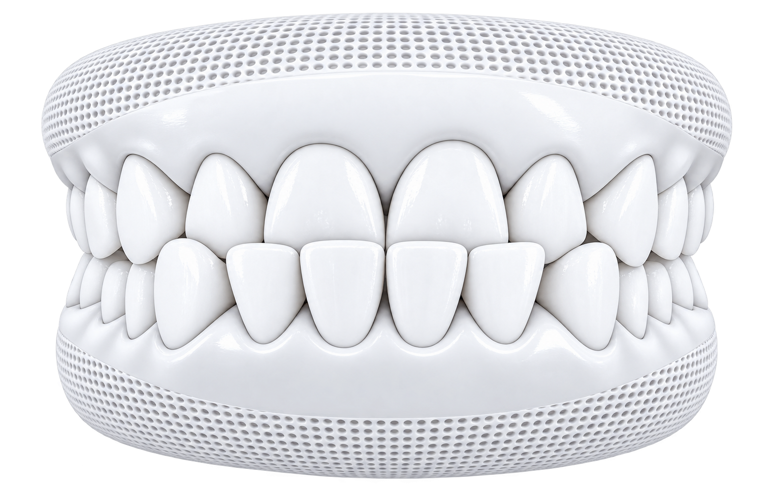 Clear aligner teeth model