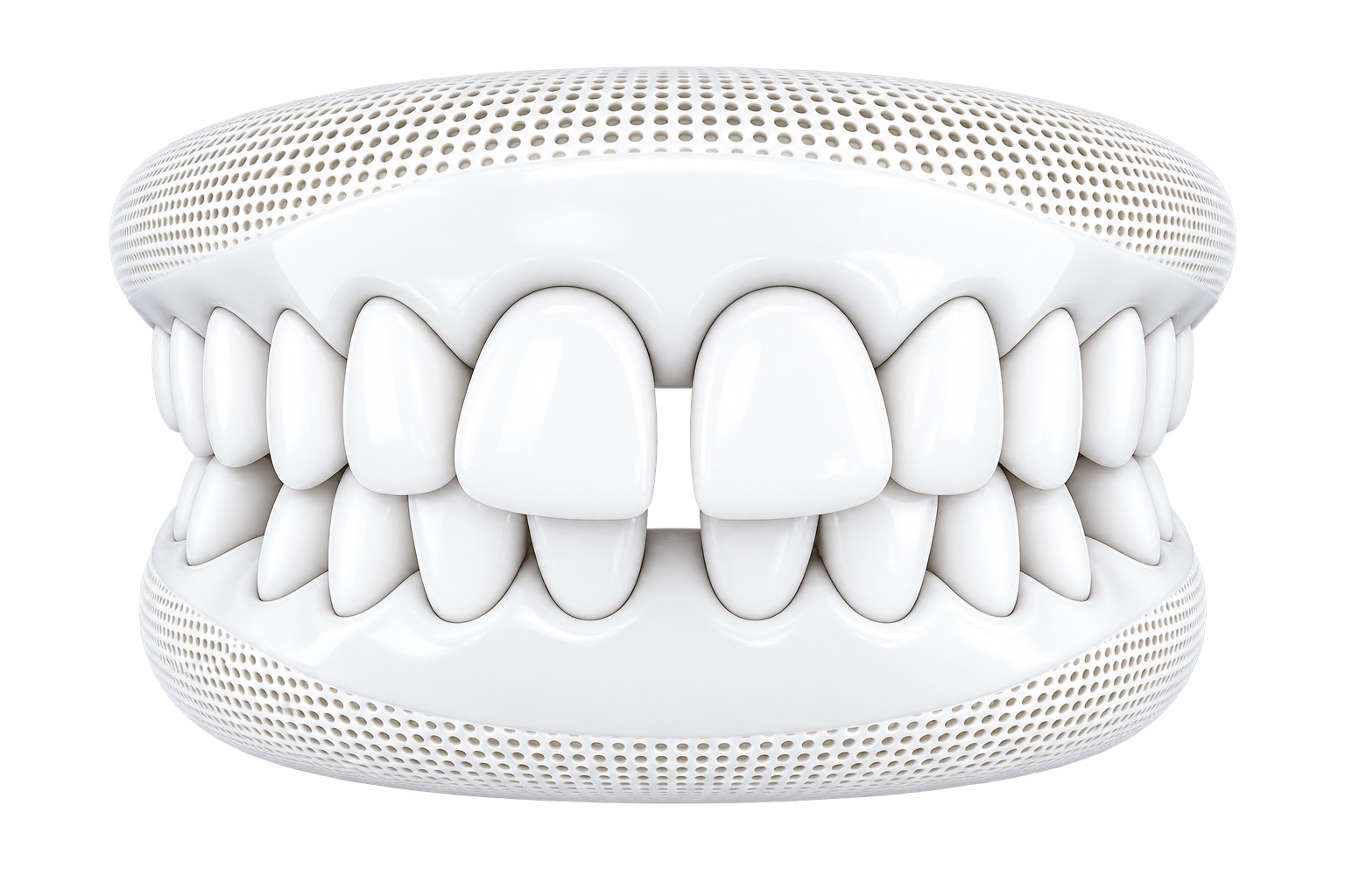 Clear aligner teeth model