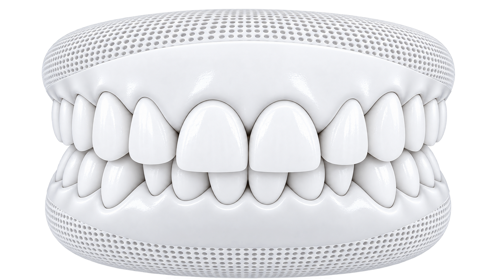 Clear aligner teeth model