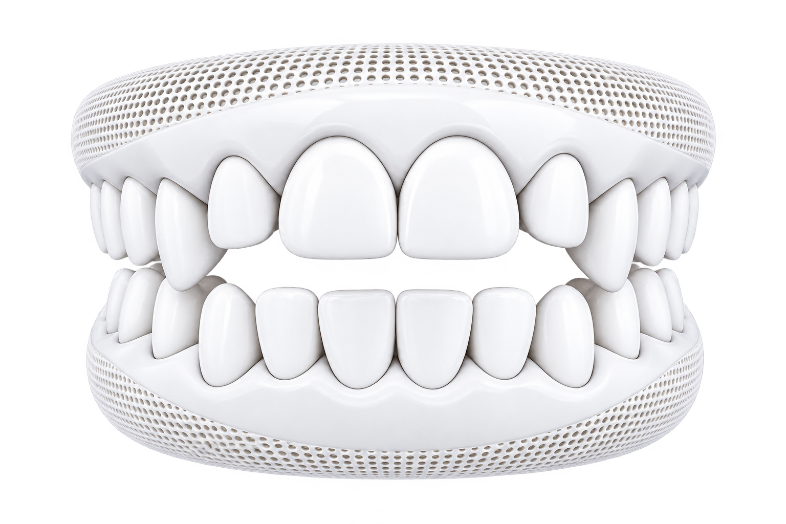 Clear aligner teeth model